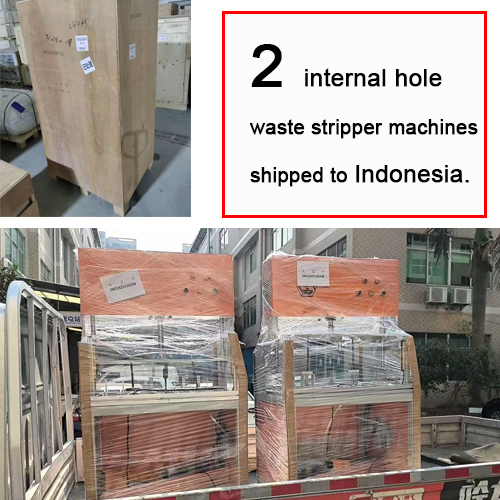 HS-750 inner hole waste stripper machine shipped to indonesia